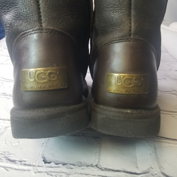 Ugg Locarno 5191 brown leather boots - Picture 11 of 13